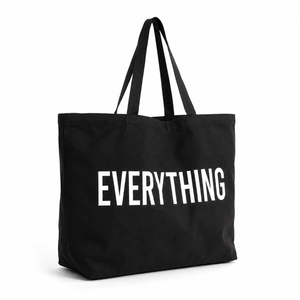 Eco Friendly Extra Large Custom Logo Organic Reusable Cotton Shopping Bag Canvas Grocery Bag Oversize <b>Gym</b> <b>Tote</b> Bag - Product Image 3