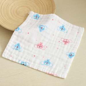 Toalla Facial Cuadrada de Algodón Ecológico con Diseño Personalizado para Bebés Recién Nacidos, Paños de Muselina y Toallitas para Baño - Product Image 4