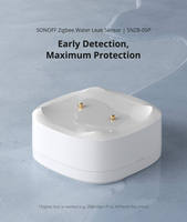SONOFF SNZB-05P Zigbee capteur de fuite d'eau intelligent détection de fuite et de gouttes alerte en temps réel scène intelligente via eWeLink Alexa Google