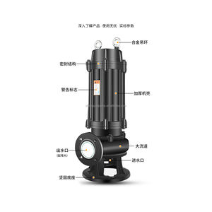 Basse pression 1.5kw/2hp 100QW110-10-5.5 <span class=keywords><strong>Pompe</strong></span> à eau submersible submergée <span class=keywords><strong>pour</strong></span> le traitement des <span class=keywords><strong>eaux</strong></span> <span class=keywords><strong>usées</strong></span> - Product Image 3