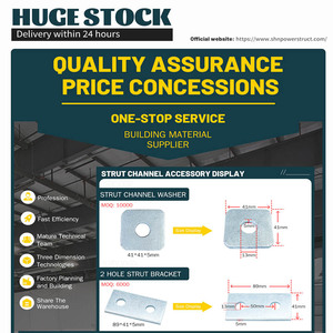 Mạ kẽm nhúng nóng unistrut kênh thép kim loại strut kênh Electro mạ kẽm strut kênh - Product Image 4