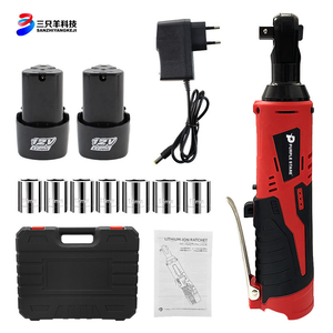 Clé dynamométrique <span class=keywords><strong>électrique</strong></span> sans fil 12V multifonctionnelle de qualité industrielle à <span class=keywords><strong>cliquet</strong></span> à angle droit avec <span class=keywords><strong>2</strong></span> piles et accessoires - Product Image 4