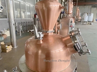 Machine à distiller l'alcool ZJ 150L, colonne de reflux en cuivre, alambic pour brandy, whisky, vodka, distillerie pour moonshine