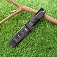 Couteau de survie en plein air, couteau de chasse, lame durable 420J2 avec étui Kydex pour le camping et les aventures, directement de l'usine