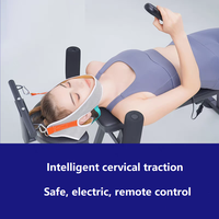Banc d'exercice de musculation à hauteur réglable en intérieur, support de traction cervicale pour civière de cou et dos