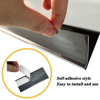 Porte-étiquettes de prix magnétiques en plastique plat personnalisés en usine Porte-étiquette en papier PVC Rail de support de prix durable avec magnétique