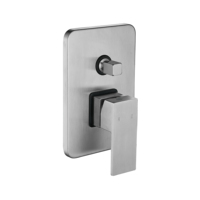 Robinet mélangeur carré moderne en acier inoxydable WY-3205 WY-3201 WY-3201H Ensemble de robinets de salle de bain et de douche WY-3203 WY-3203B WY-3204B