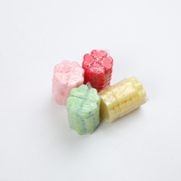 Bougie parfumée colorée avec Logo personnalisé, tissu en forme de Cube aromatique, vente en gros, 4 pièces