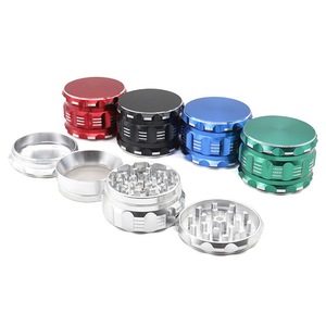 Molinillo de cigarrillos de aluminio de 63 mm, manual, para tabaco, de gran venta transfronteriza. - Product Image 3