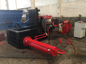 Prensa horizontal de <span class=keywords><strong>aluminio</strong></span> para coche, máquina de prensado para reciclaje de metal, <span class=keywords><strong>2021</strong></span> - Product Image 3