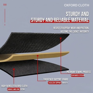 Organisateur de coffre de voiture pliable grande capacité à compartiments multiples, en tissu Oxford épais et imperméable, <span class=keywords><strong>pour</strong></span> berline, SUV, camionnette - Product Image 4