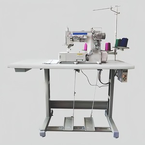 For Hot Sale High-Speed Triple Needle Flat-Bed Lock-Stitch Automatic Feed Industrial Coverstitch <b>Sewing</b> <b>Machine</b> - Product Image 2