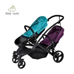Cochecito de bebé gemelo cómodo de alta calidad, carrito de bebé con asiento doble, remolque, con 2 Mar, precio barato - Product Image 3