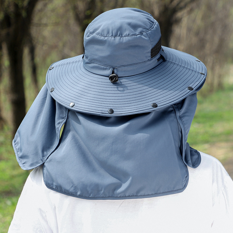 Chapeau Pêche Large Bord UPF50+ BEISIJIA – Protection Solaire Vent Homme Femme, Pliable