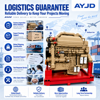 Moteur diesel en ligne 6 cylindres 4 temps refroidi par eau KTA19-G6A 671KW fiable pour groupes électrogènes (fonctionnement principal)