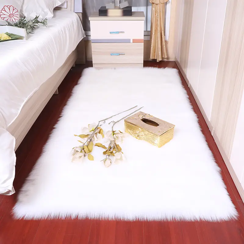 Teppich Anti-Rutsch-Luxus-Teppich aus weichem Fell Nacht teppich Flauschig Shaggy Solid Area Teppich Yoga matte Stuhl Sofa bezug Tür matte