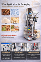 Machine d'emballage verticale automatique pour sachets de glaçons en plastique, machine de conditionnement de granulés pour petites entreprises