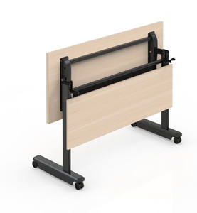 Table de formation et de conférence modulaire multifonctionnelle, bureau pliable avec structure en acier - Product Image 4