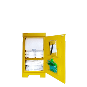 Kit anti-déversement d'hydrocarbures Mobile SABER 100 litres avec chariot à roulettes pour un déploiement rapide sur toute la surface de la zone. - Product Image 1