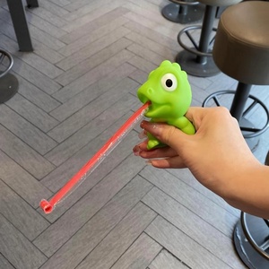Nouveauté Huayao : Jouet à presser en silicone TPE, grenouille ou dinosaure de dessin animé à récupération lente, cadeau de décompression pour garçons et filles de 2, 4, 8, 13 ans - Product Image 6