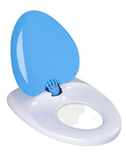 Bofan – Nouveau couvercle de siège de toilette moderne en plastique PP pour enfant, écologique, 2 couches, ensemble 3 pièces, fermeture douce, forme U/V, pour enfants - Product Image 1