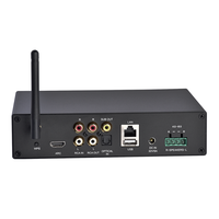 Amplificateur audio Hifi Wifi BT 2 x 100W, amplificateur de puissance stéréo multiroom Airplay avec RCA, récepteurs et amplificateurs optiques