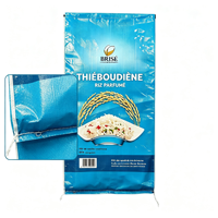 Sacs tissés en PP laminés BOPP pour riz, personnalisés, design agricole, 5 kg, 10 kg, 15 kg, 25 kg, 50 kg