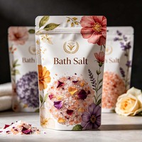Sachet Doypack Numérique Personnalisé pour Sel de Bain 200g 500g, Emballage Résistant à l'Humidité pour Soins Corporels Spa et Stockage de Sel de Cristal