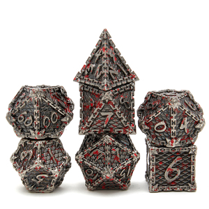 Wholesale of 7 Pieces of Metal Solid Dragons and Dungeon <strong>Dice</strong> <strong>Sets</strong> From Manufacturers, High-quality Game <strong>Dice</strong> Towers - Product Image 6