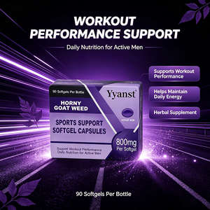 Cápsulas de Gel Suave para Apoyo Deportivo, Extracto de Hierba de Cabra en Celo, Suplemento Herbal Natural, Ayuda a Mantener la Energía Diaria para Hombres Activos, OEM - Product Image 2
