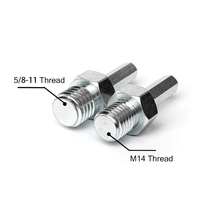 Adaptador de brocas de núcleo de diamante DEYI Rosca macho M14 a conexión de vástago hexagonal 3/8