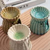Cadeau de pendaison de crémaillère, chauffe-huile pour bougie chauffe-plat, brûleur d'huile essentielle, diffuseur d'huile en céramique, brûleur d'arômes d'aromathérapie pour la décoration de la maison