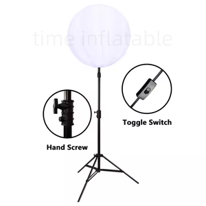 Globo hermético personalizado, modelo LED, bola inflable en trípode, globo inflable publicitario - Product Image 2