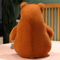 Peluche en forme d'animal douce de qualité supérieure en gros, oreiller 45/60/80 CM, gros ours en peluche avec un gros ventre