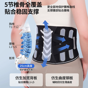 Nouvelle ceinture lombaire en acier 2026 - Soutien thermique respirant pour le dos, pour hommes et femmes - Product Image 3