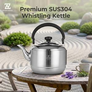 Whistling Teapot 304 Stainless Steel Cookware Versatile <strong>Kettle</strong> for Boiling Water and Steeping Large Batches of Herbal Tea - Product Image 2