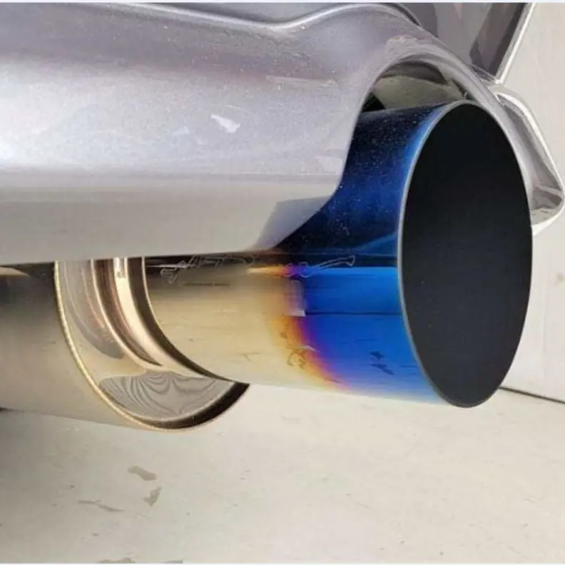 Stainless Steel Automobile Exhaust pipe Automobile Burnt Blue Muffler For Exhaust Universal Muffler