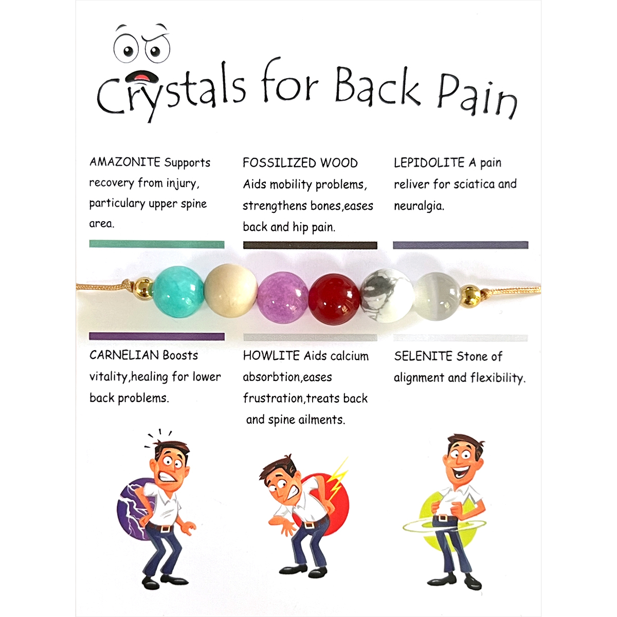 Crystas for Back Pain