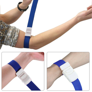 Banda de torniquete con hebilla retráctil ABS coloreada Uso de inyección hospitalaria CE - Product Image 4