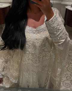 महिला पार्टी की शादी के लिए भारी डुपटा के साथ प्रीमियम अनूठी डिजाइन पैकistनी कढ़ाई डिजाइनर सूट - Product Image 5