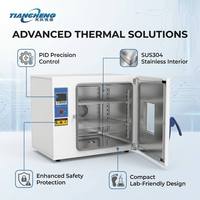 Horno de secado de mesa circulante de aire caliente industrial electrónico de acero inoxidable de alta temperatura 300C con 1 año de garantía