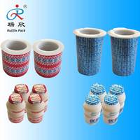 Emballage liquide, film rétractable en PVC/PET pour bouteille en plastique