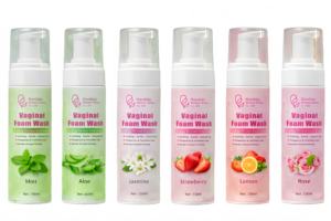 OEM Vrouwelijke Hygiëne Schuimreiniger Milde Intieme Verzorging 150ML voor Gevoelige Huid Intieme Hygiëne - Product Image 3