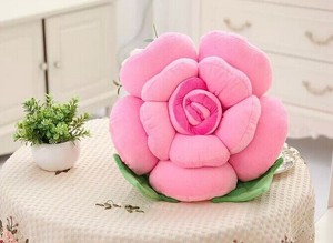 Bunga Everlasting simulasi Bunga mawar mewah buket boneka bantal Sofa bantal kreatif mawar merah Bunga buatan
