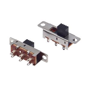 Interruptor de Palanca DPDT de Alta Resistencia SS-22J28, 2 Posiciones, 6 Pines, Altura de Palanca de 5 mm, Interruptor de Alimentación de Orificio Pasante para Equipos Industriales - Product Image 1