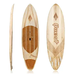 Kunden spezifisches Holz schaum Fiberglas Sup Stand Up Paddle Board