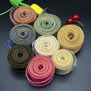 Bracelet ruban de soie ruban de satin utilisé pour les fleuristes matériel d'emballage de fleurs fraîches cadeaux de ruban de vague florale - Product Image 5