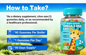 Gummies Halal Naturelles Biologiques Oméga <span class=keywords><strong>3</strong></span> DHA pour Enfants pour le Soutien Vitaminique et Cérébral |   Fournisseur d'usine de marques privées - Product Image 4