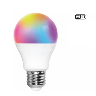9w E27 Led Multicolor Dimmable Wifi Smart Light Bulb Compatible With Alexa Google Home