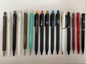 Özelleştirilmiş promosyon iş otel kalemi büküm ince düşük fiyat kalemler logo baskılı sıcak satış ucuz kalem - Product Image 2